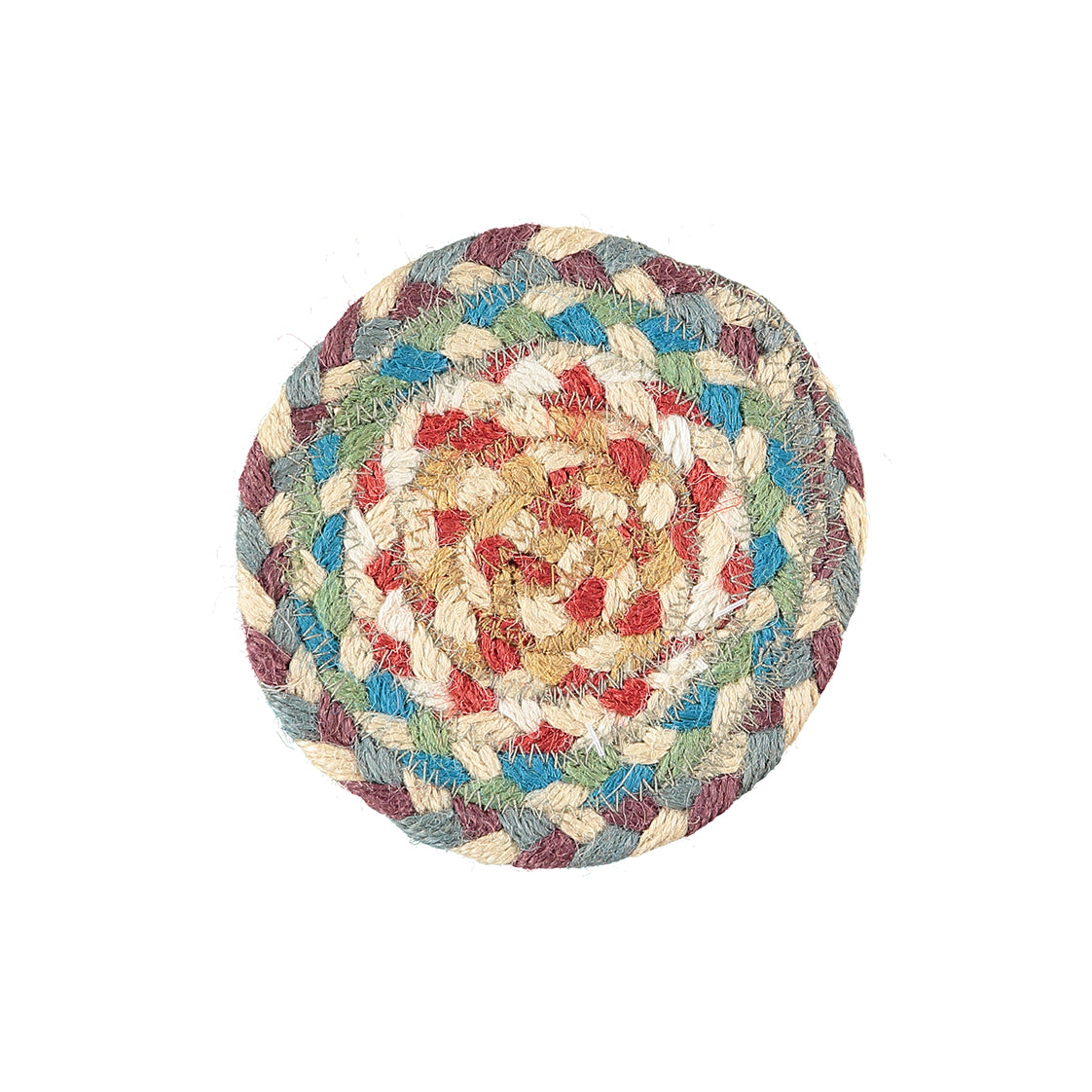 Set of 6 Jute Coasters - Carnival