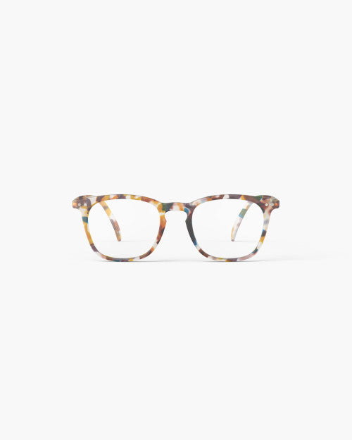 Unisex Reading Glasses - Style E - Colour Blue Tortoise +2.5