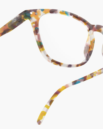 Unisex Reading Glasses - Style E - Colour Blue Tortoise +2.5