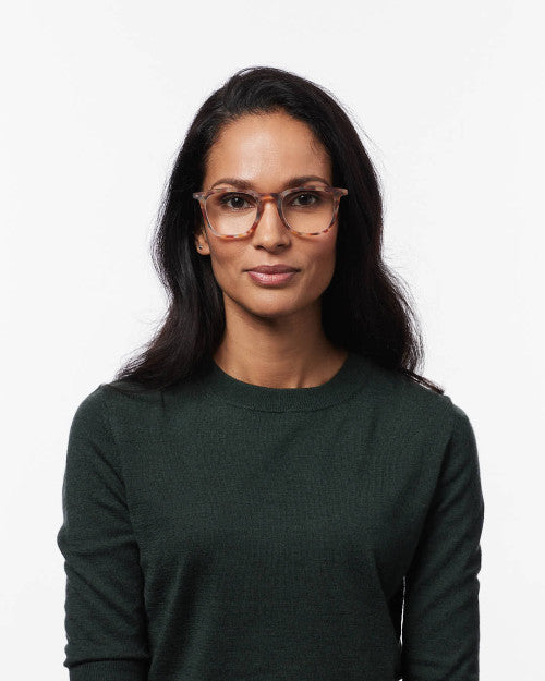 Unisex Reading Glasses - Style E - Colour Blue Tortoise +2.5