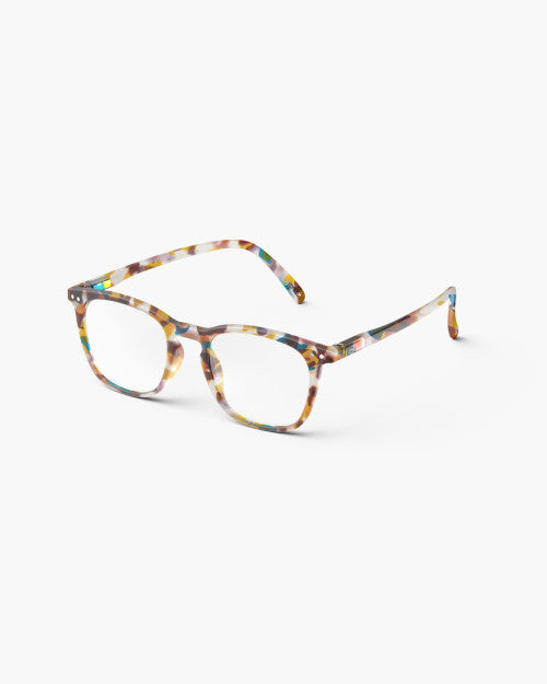 Unisex Reading Glasses - Style E - Colour Blue Tortoise +2.5