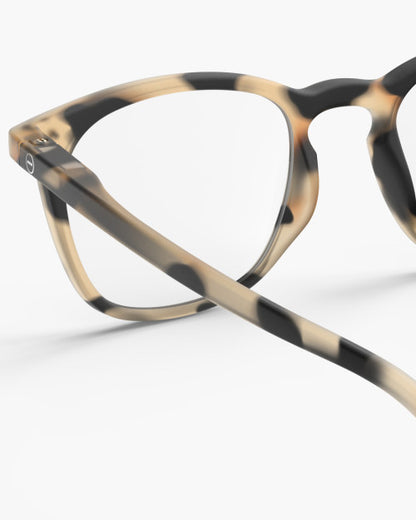 Unisex Reading Glasses - Style E - Light Tortoise +2