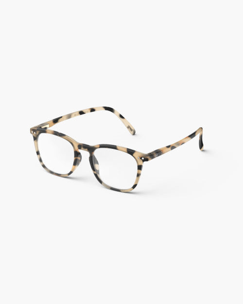 Unisex Reading Glasses - Style E - Light Tortoise +2
