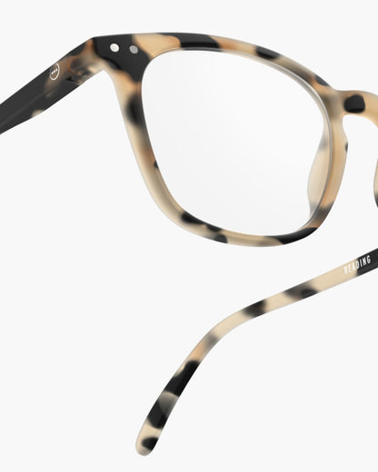 Unisex Reading Glasses - Style E - Light Tortoise +2