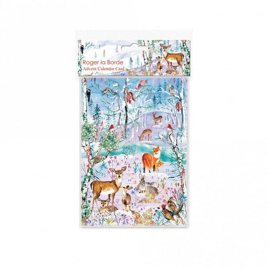 Wild Winter's Song Advent Calendar Card