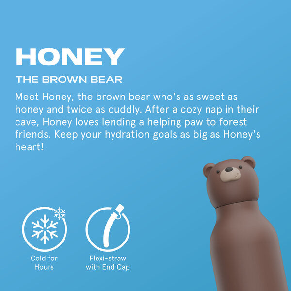 Brown Bear Bestie Bottle