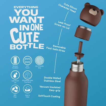 Brown Bear Bestie Bottle