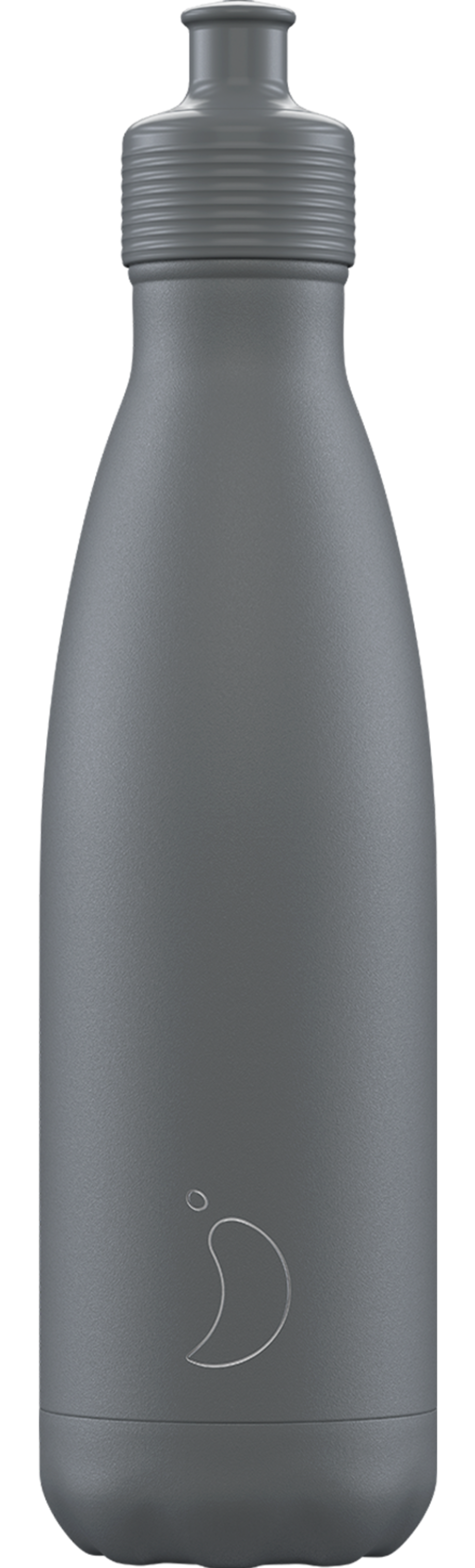 Monochrome Grey Chilly's Sports Bottle 500ml