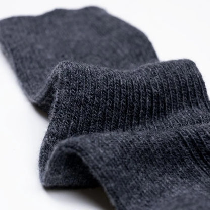 Billy Belt Angora Socks Dark Grey Size 4/6.5