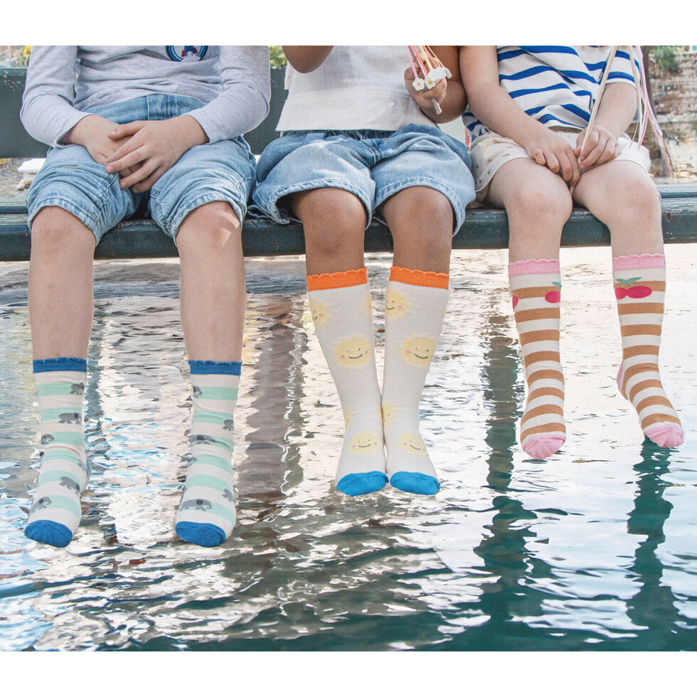 Safari Fun 2 Pack Socks UK size 12-3