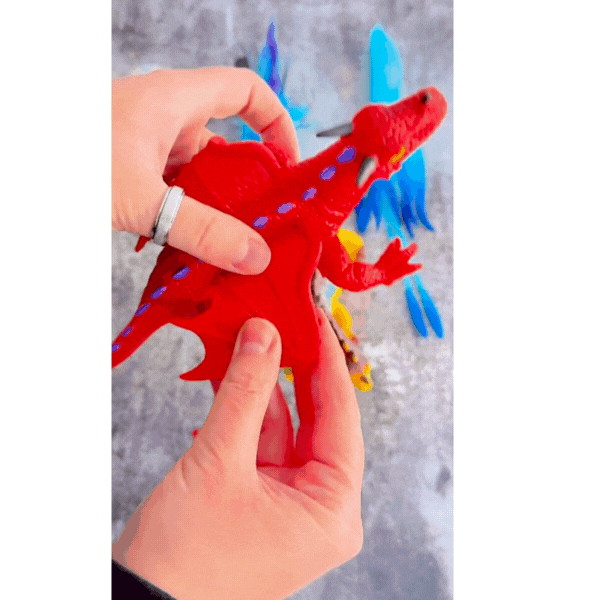 Squishy Toy - Red Dragon