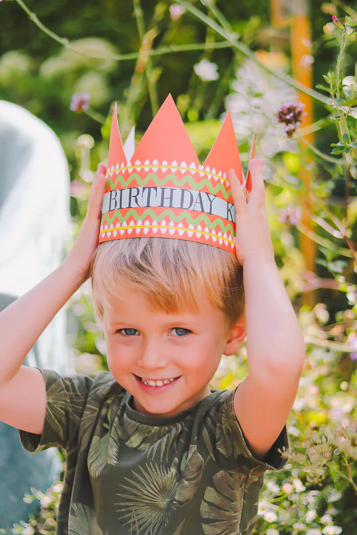 Birthday King Card - Party Hat