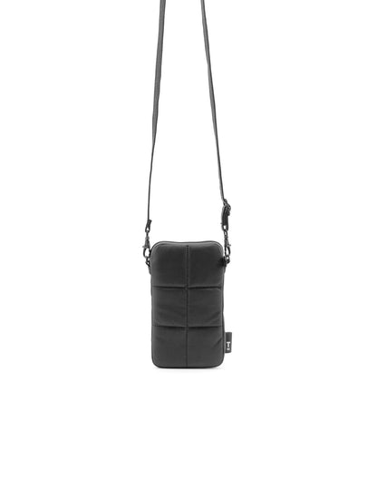 Luce Puffy Phone Pouch in Black by Tinne + Mia