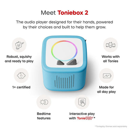 Toniebox 2 Sky Blue Starter Set Creative Tonie Rubie