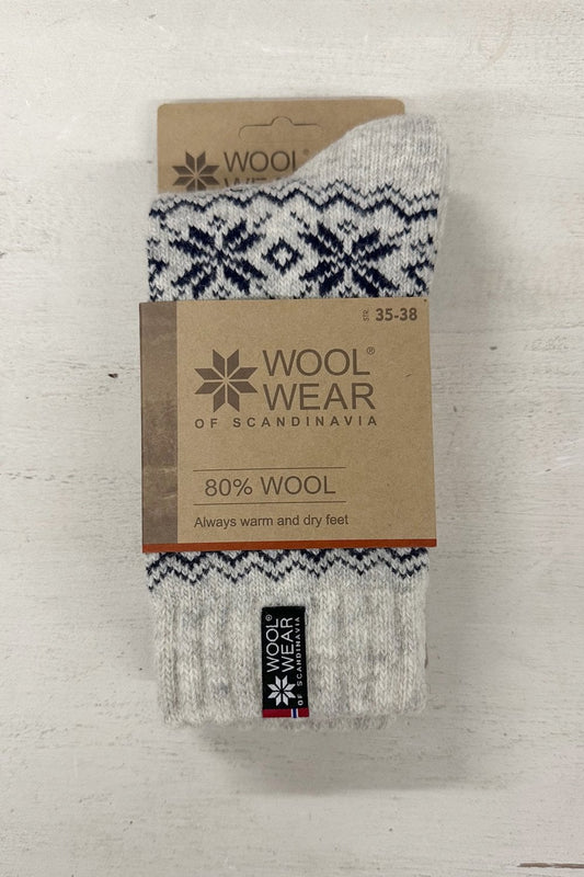 Norwegian socks Ice Crystal - Size 43/46