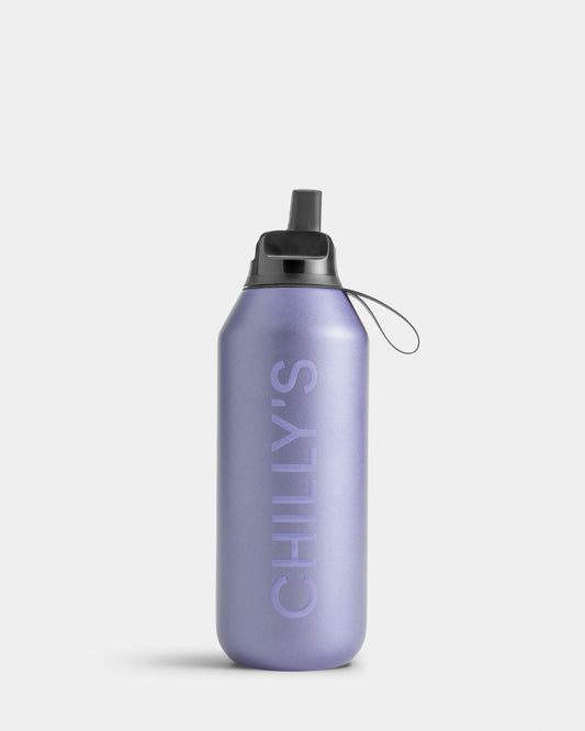 Series 2 Chilly's Flip Bottle - Matte Metallic Lavender 500 ml