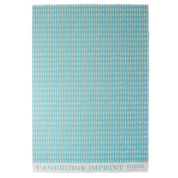 Cambridge Imprint Wrap - Seed Aquamarine