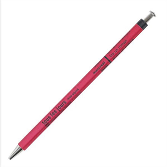 Tous Les Jours Fine Ballpoint Pen - Pink