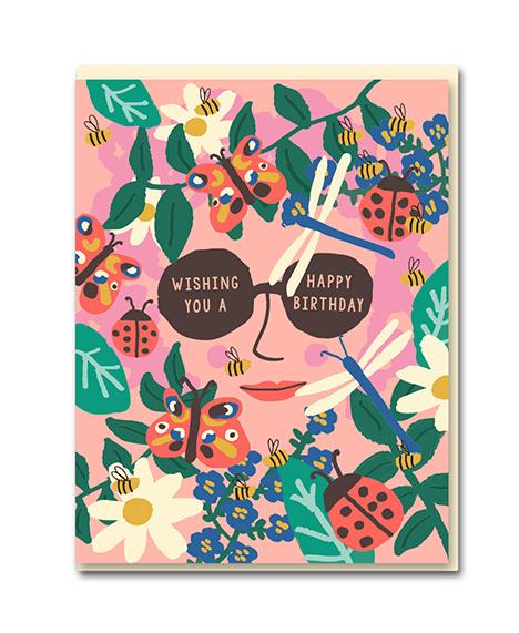 Bugs and Butterflies Birthday Card