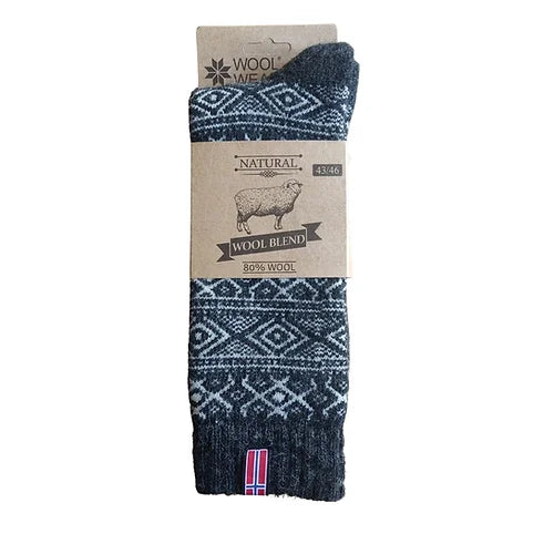 Norwegian socks Anthracite Size 35/38