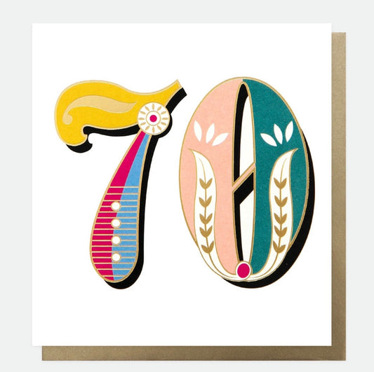 70 Carnival Birthday Card