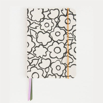 A5 Doodle Floral Notebook