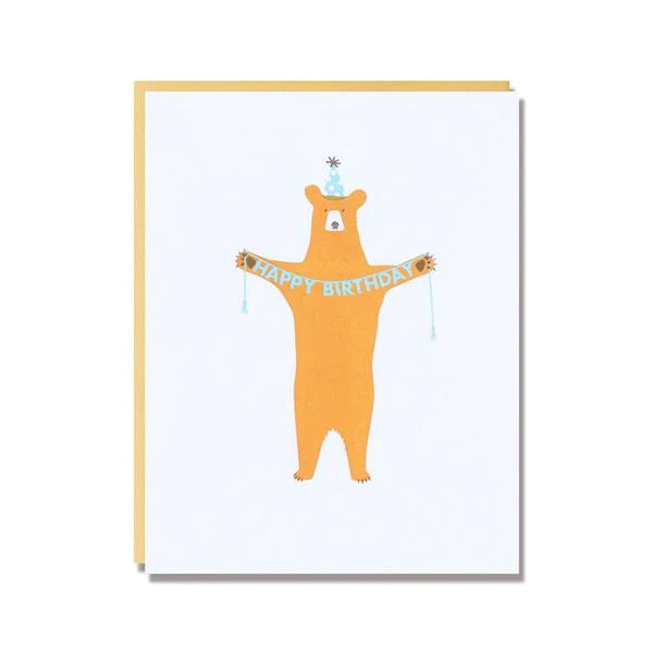 Happy Birthday Bear Card