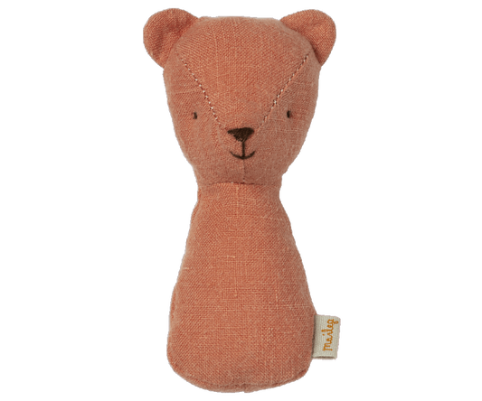 Teddy Rattle - Dusty Coral