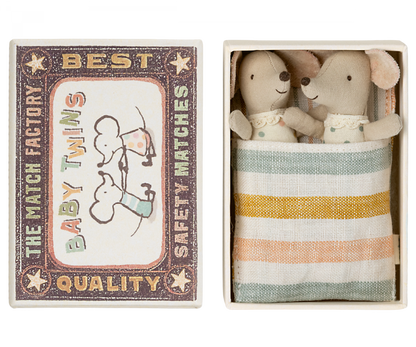 Twins, Baby Mice in a Matchbox