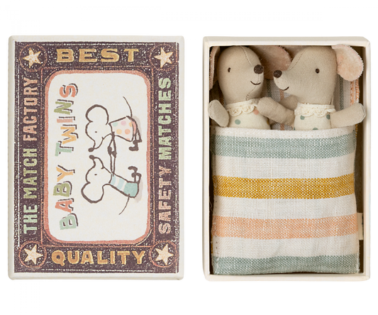 Twins, Baby Mice in a Matchbox