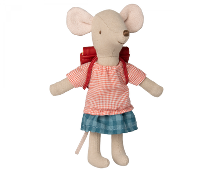 Tricycle mouse, Big Sister with Bag Red