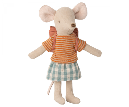 Clothes and Bag, Big sister mouse - Old Rose