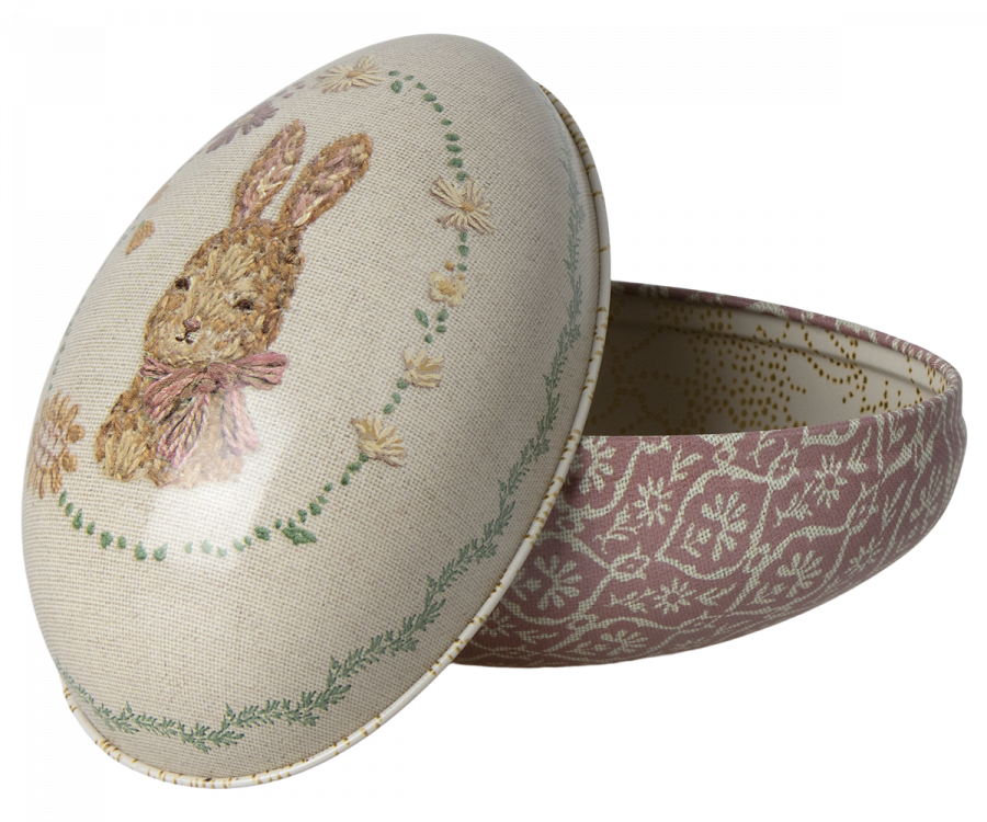 Easter egg Metal - Rose - Small