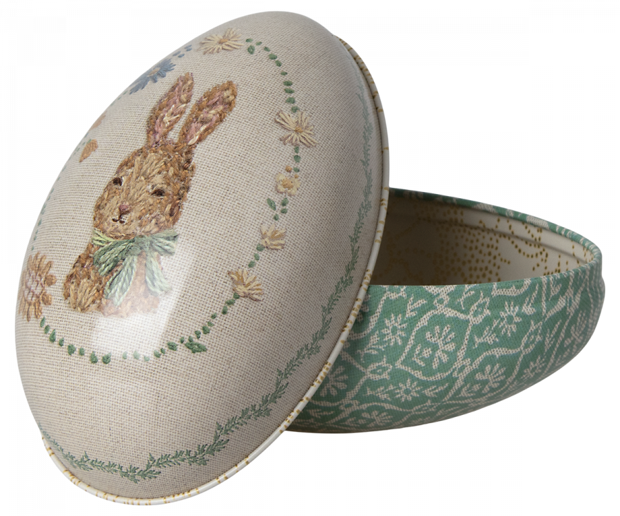 Easter egg Metal - Blue - Small