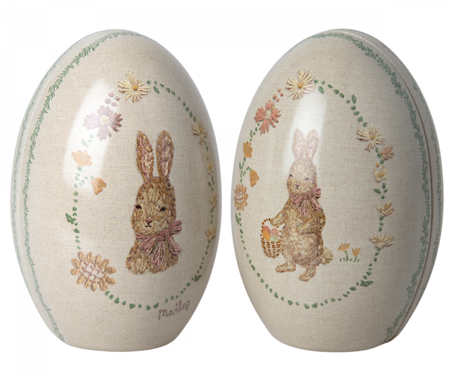 Easter egg Metal - Rose - Large