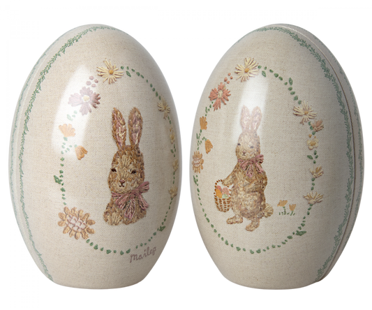 Easter egg Metal - Rose - Large