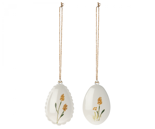 Easter egg ornament - Yellow