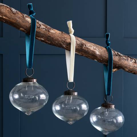 Hailes Teardrop Bauble - Recycled Glass