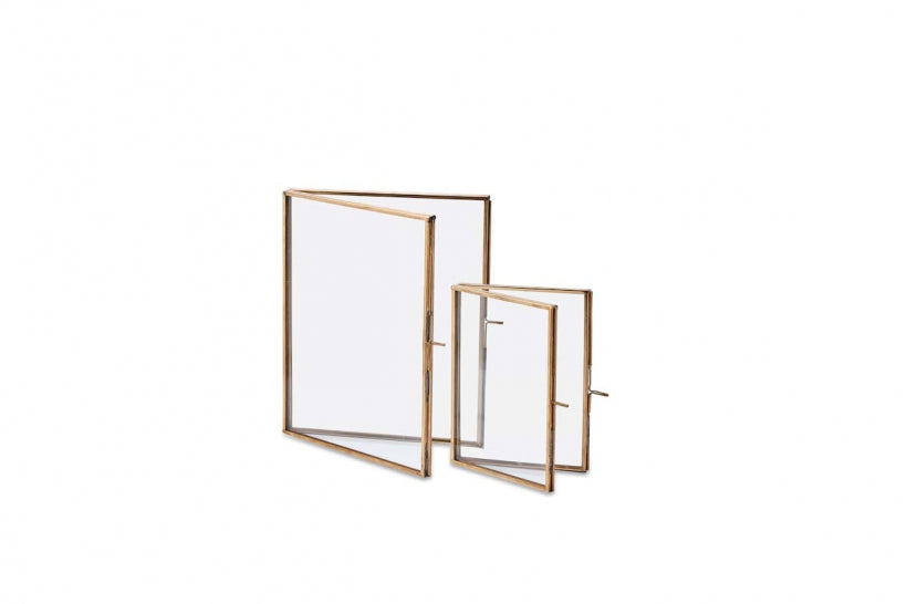 Folded Danta Frame - Antique Brass 5 x 7