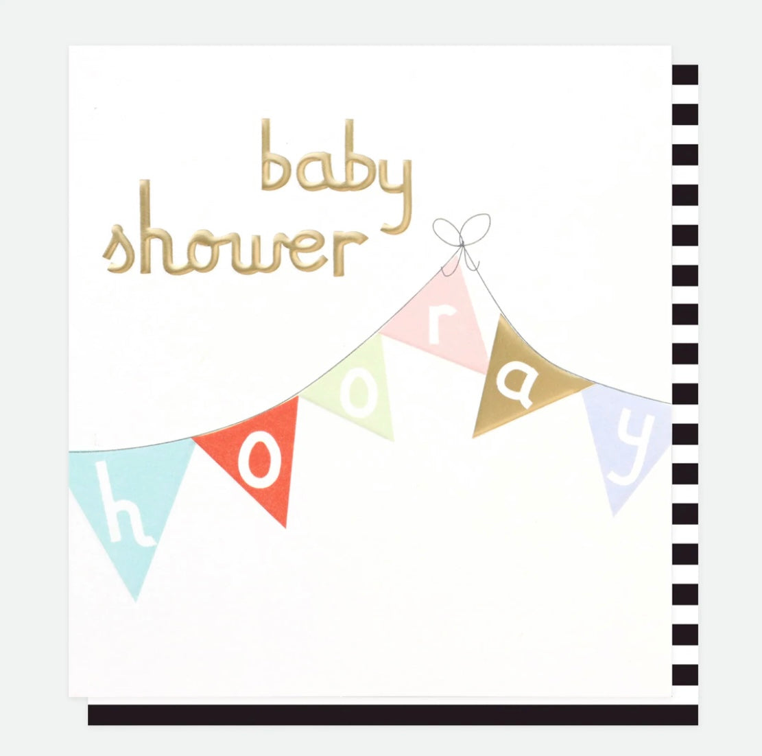 Baby Shower Bunting Card