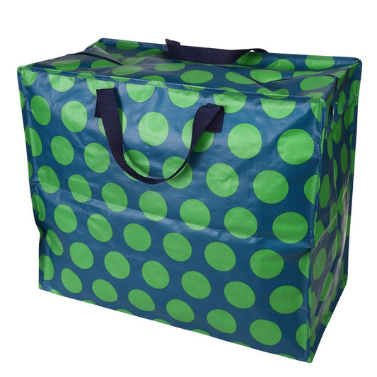 Green on Blue Spotlight Jumbo Bag