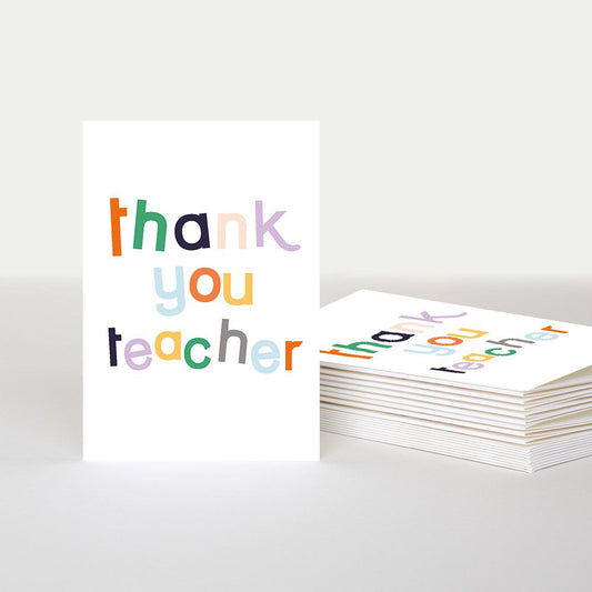 Thank You Teacher - Pack of ten