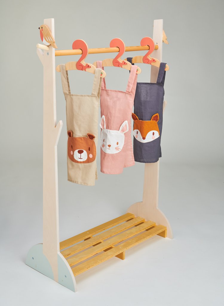 Bear Linen Apron