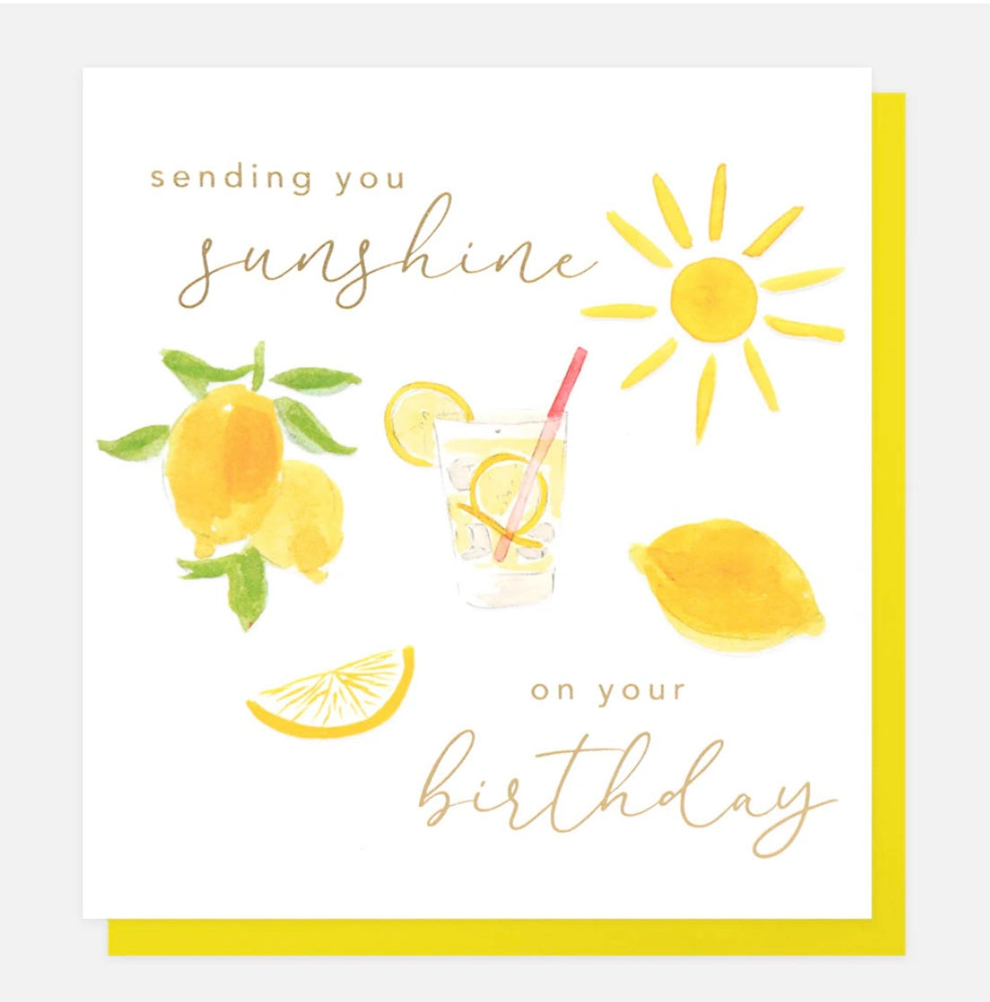 Sending Sunshine Lemons Card