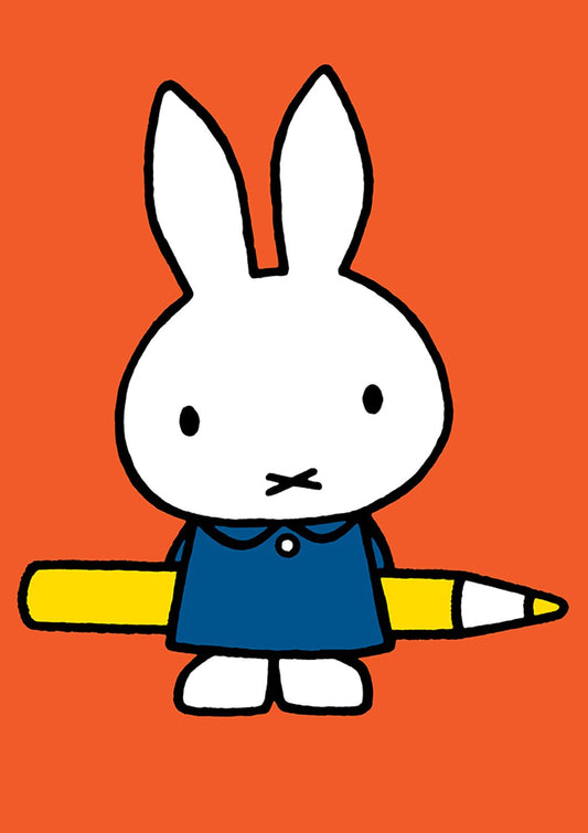 Miffy with pencil