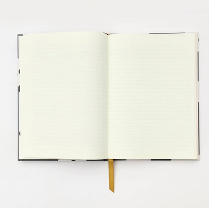 Charcoal Daisy Large Hardback Notebook