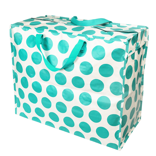 Turquoise on Cream Spotlight Jumbo Bag