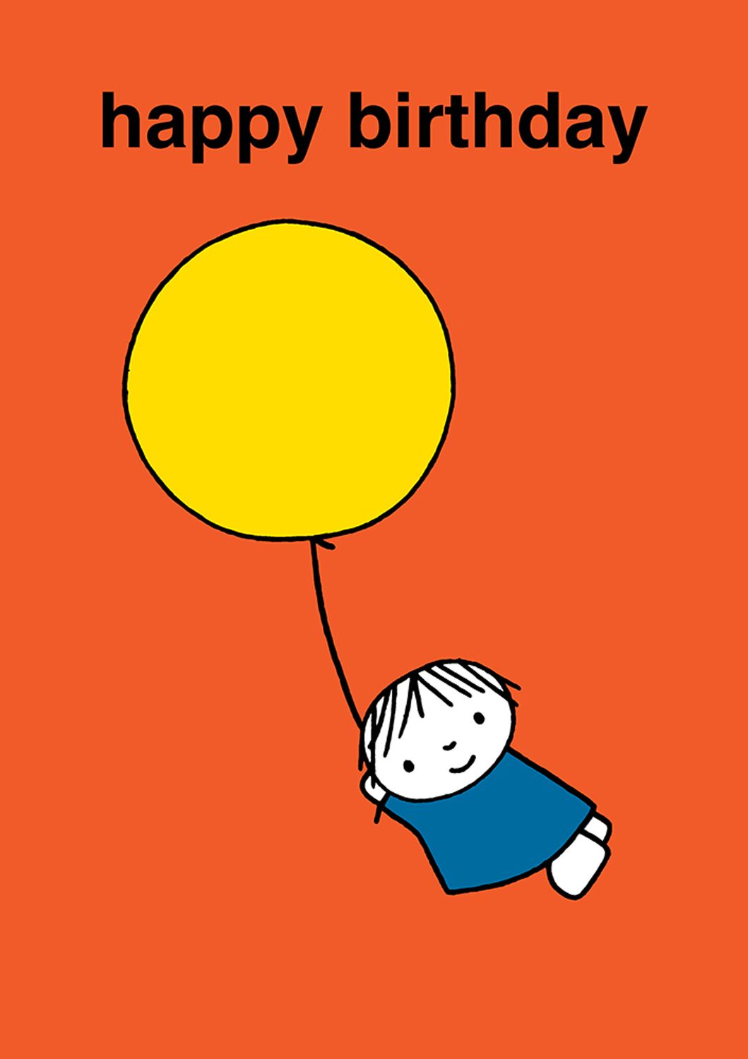 Miffy Dick Bruna with Balloon - Happy Birthday