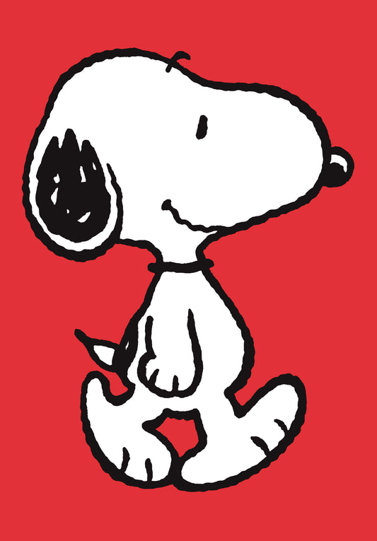 Snoopy Minicard Walking
