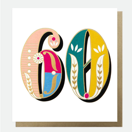 60 Carnival Birthday card